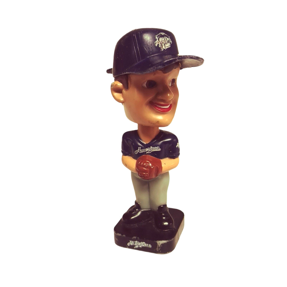 2002 Post Cereal Fotoball MLB Mini Bobblehead #2 American League All Stars VTG